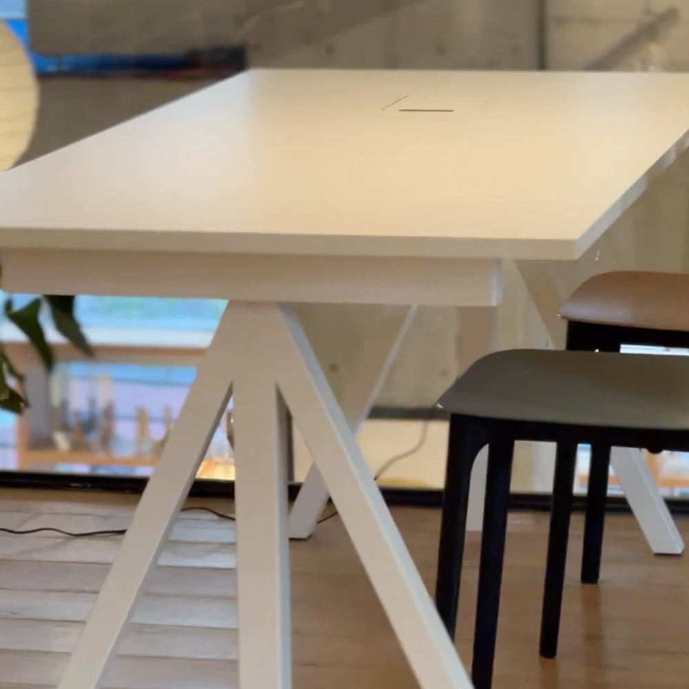 【値下げしました】昇降式　ワークデスク 昇降式 ワークデスク 140×78cm / オークString Furniture（ストリング