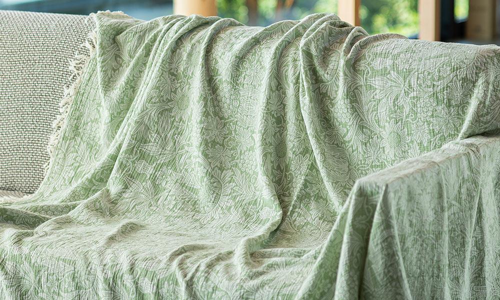 ガーゼコットンスロー ウィリアムモリス / クリッパン