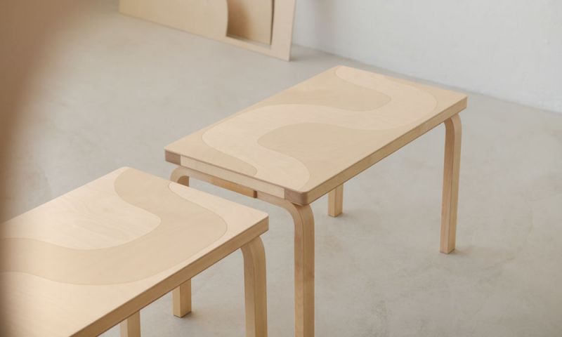 スツール 60・ベンチ 153B / アルテック + マリメッコモデル