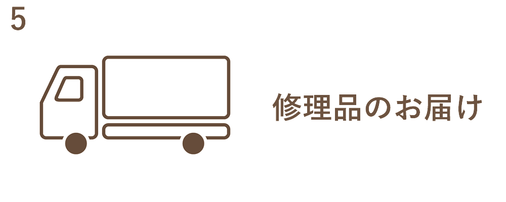 修理品のお届け