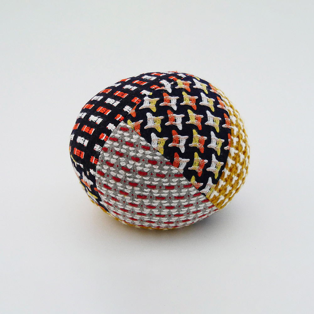 patchwork ball / オレンジ系