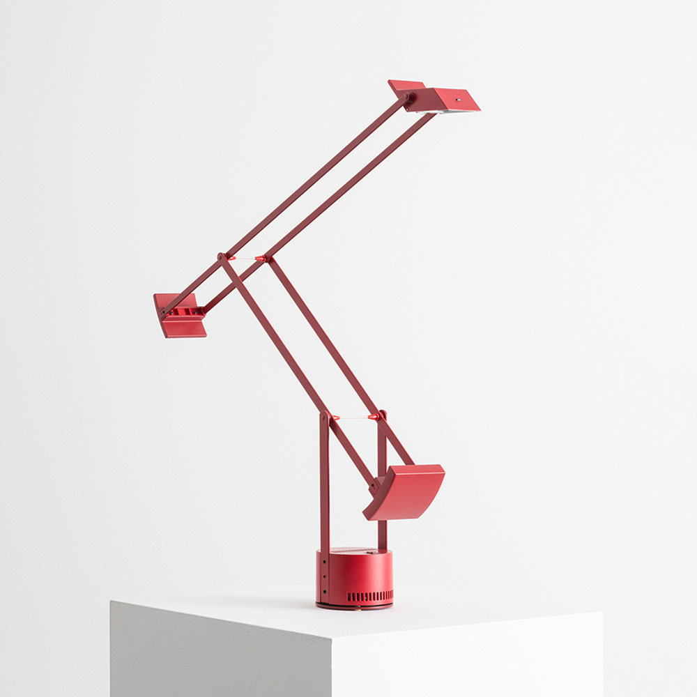 【限定】 ティチオ テーブルランプ LED / レッド