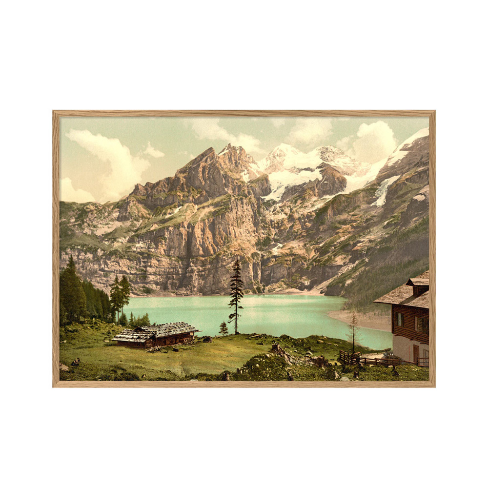 ポスター フレーム付き 50×70cm / Oeschinen lake