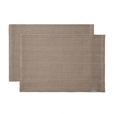 プレースマット ヘリンボーン 50×36cm 2枚入 / ウォルナット