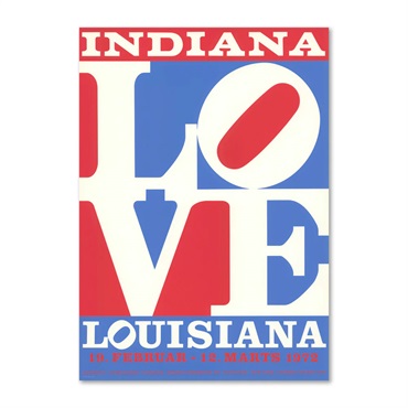 ルイジアナ近代美術館ポスター / Love (1972) / Robert indiana