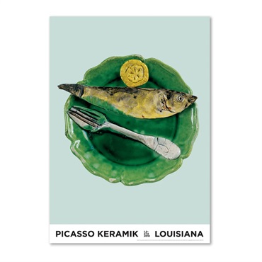 ルイジアナ近代美術館ポスター / Still life with fish fork (1955) / Pablo picasso