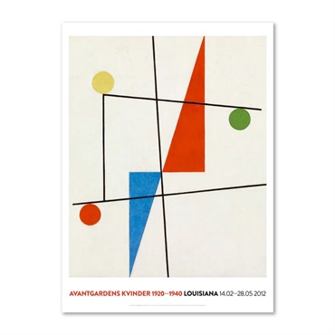 ルイジアナ近代美術館ポスター / Untitled (1932) / Sophie taeuber-arp