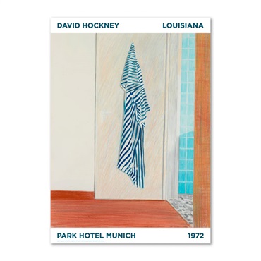ルイジアナ近代美術館ポスター / Park hotel munich (1972) / David hockney