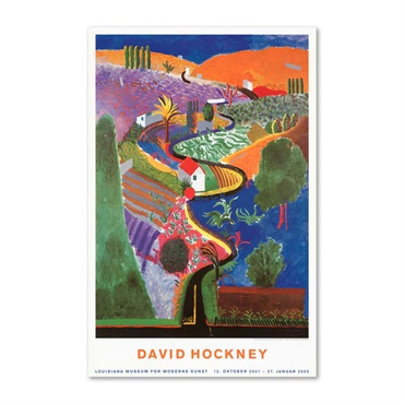 ルイジアナ近代美術館ポスター / Nichols canyon (1980) / David hockney