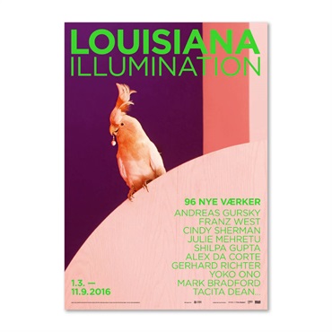 【期間限定】ルイジアナ近代美術館ポスター / Borderland State Illumination (2016) / Alex Da Corte (A1)