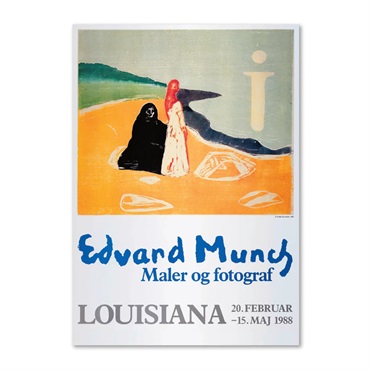 【期間限定】ルイジアナ近代美術館ポスター / Two Women on Beach (1898) / Edvard Munch (A1)