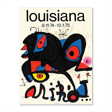 【期間限定】ルイジアナ近代美術館ポスター / Untitled (1974-1975) / Joan Miro