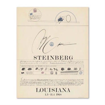 【期間限定】ルイジアナ近代美術館ポスター / Saul Steinberg (1968) / Saul Steinberg