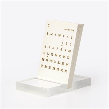カレンダー2026 CLARA(ホワイト)