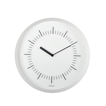 ウォールクロック HORN / ホワイト×ホワイト