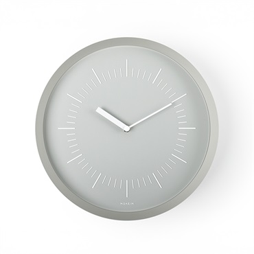 ウォールクロック HORN / グレー×グレー