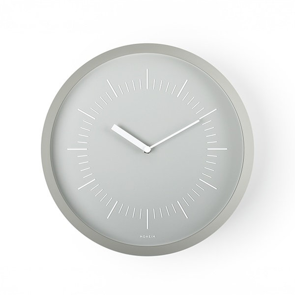 ウォールクロック HORN / グレー×グレー