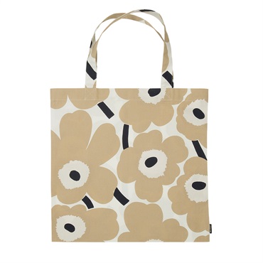 ピエニウニッコ ファブリックバック 44×43cm / オフホワイトベージュ