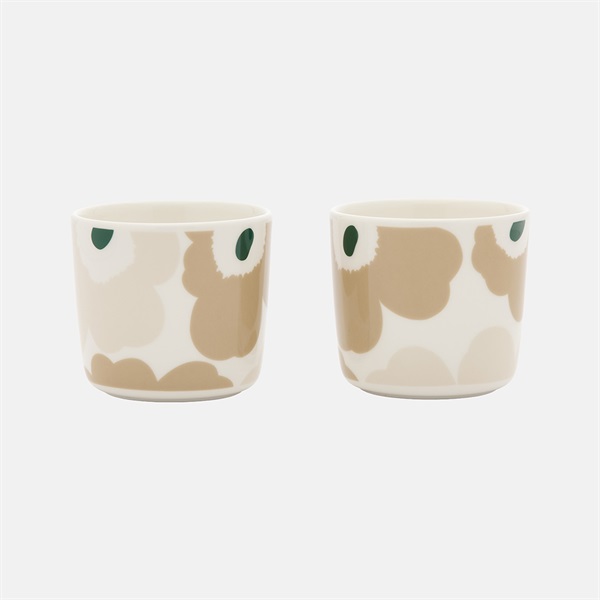 ウニッコ コーヒーカップセット 200ml / ライトベージュ×ベージュ