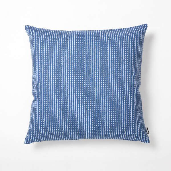 キャンバス クッションカバー 50×50cm RIVI / ブルー