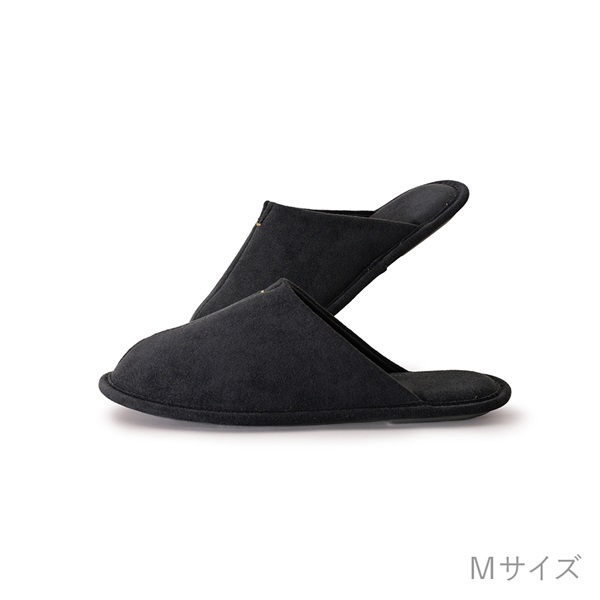 rooms easyWASH × Ultrasuede® ルームシューズ(M チャコール)