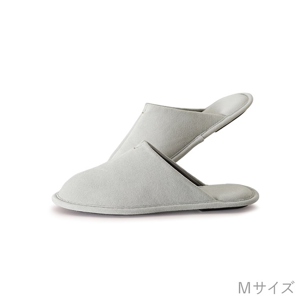 rooms easyWASH × Ultrasuede® ルームシューズ(M プラチナム)