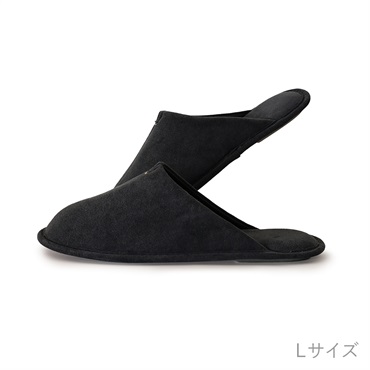 rooms easyWASH × Ultrasuede® ルームシューズ(L チャコール)