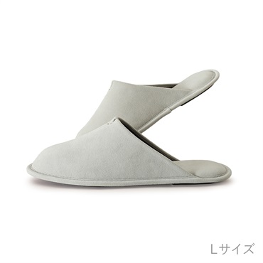 rooms easyWASH × Ultrasuede® ルームシューズ(L プラチナム)