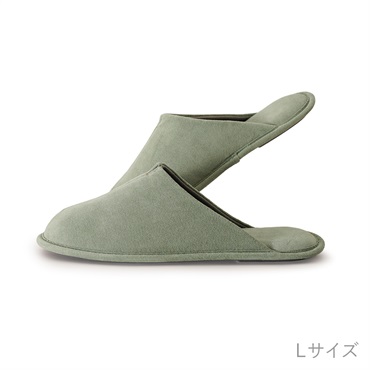 rooms easyWASH × Ultrasuede® ルームシューズ(L ライケン)