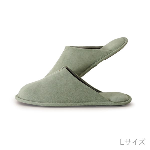 rooms easyWASH × Ultrasuede® ルームシューズ(L ライケン)