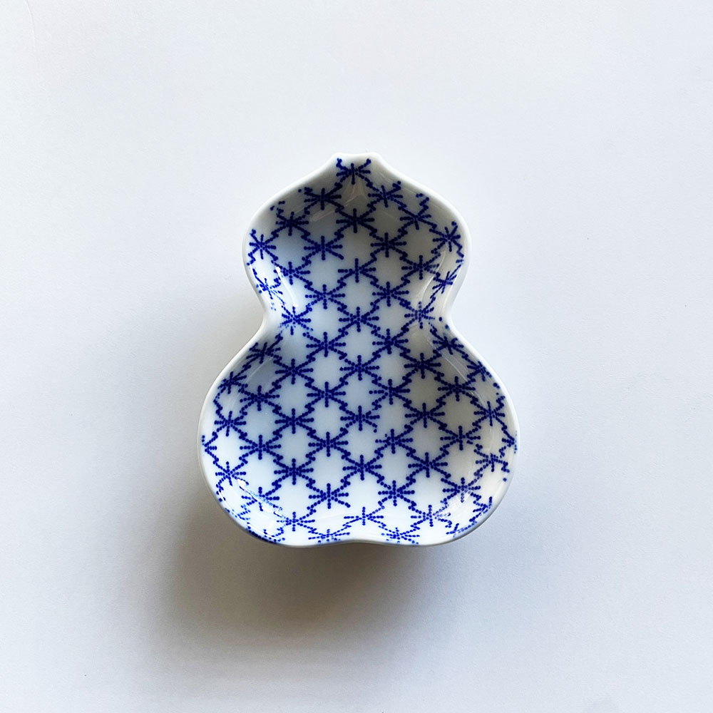 印判豆皿(印判豆皿 / ひょうたん)