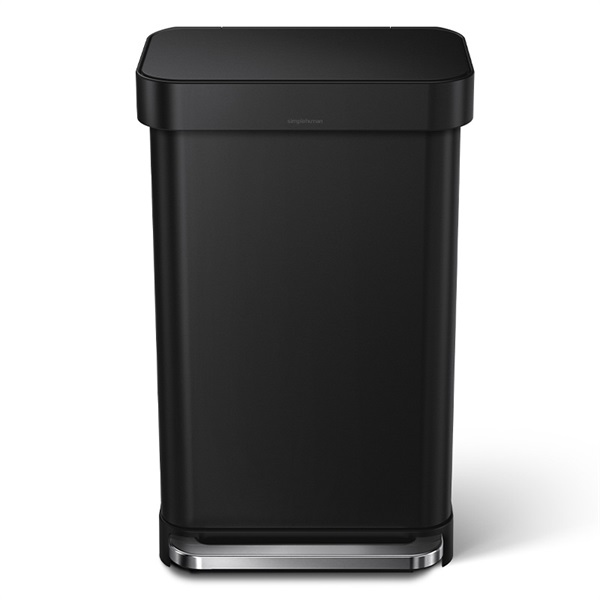 レクタンギュラーステップカン 45L / マットブラック CW2024