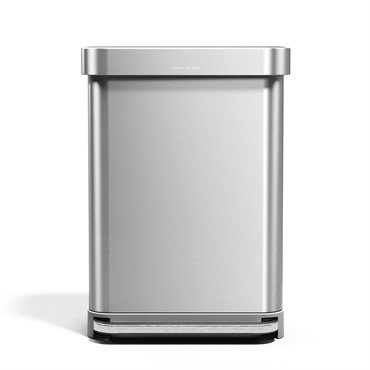 レクタンギュラー ステップカン 55L / シルバー CW2023