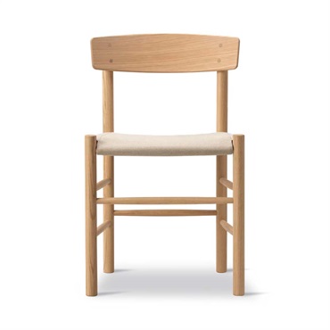 J39 モーエンセンチェア SH46cm / オーク材 ライトオイル仕上げ ナチュラルキャンバス