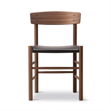 J39 モーエンセンチェア SH46cm / ウォールナット材 オイル仕上げ レザーオムニ377