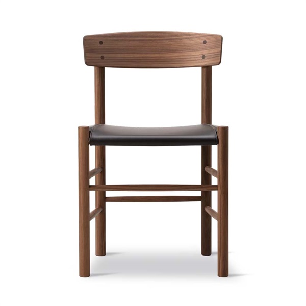 J39 モーエンセンチェア SH46cm / ウォールナット材 オイル仕上げ レザーオムニ377