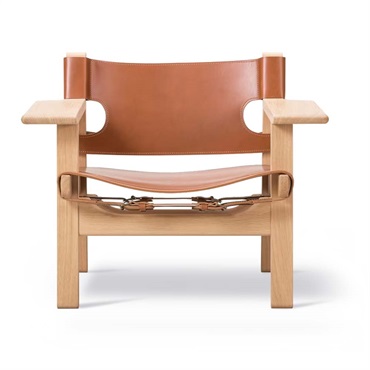 スパニッシュチェア 2226 / オーク材 オイル仕上げ コニャックレザー