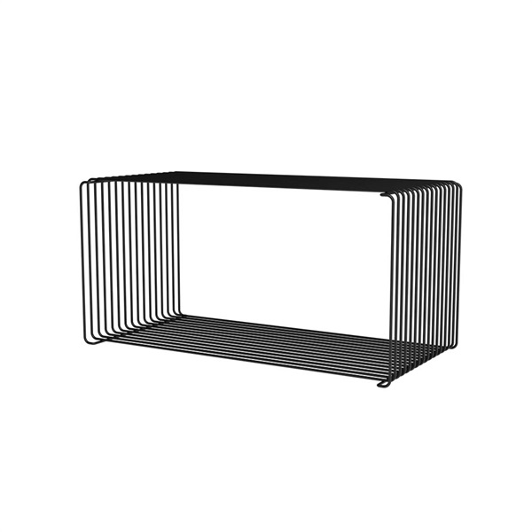 パントンワイヤーシェルフ ダブル 6111T (ブラック)