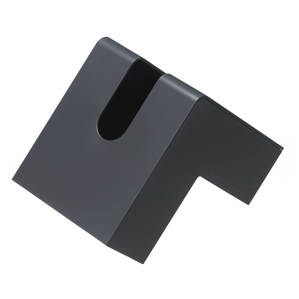 ティッシュケース Folio(ブラック)