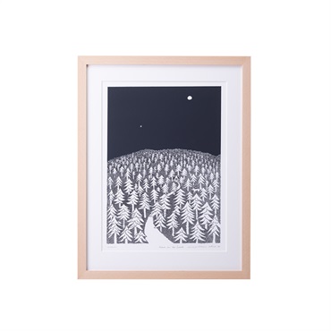 【数量限定】HOUSE IN THE FOREST アートポスター 2026 / A3 フレーム付き