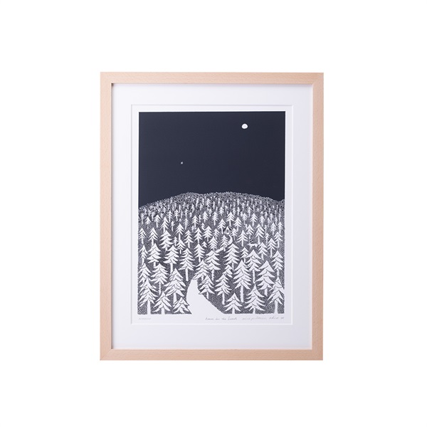 【数量限定】HOUSE IN THE FOREST アートポスター 2026 / A3 フレーム付き