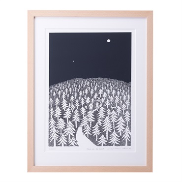 【数量限定】HOUSE IN THE FOREST アートポスター 2026 A2 / フレーム付き