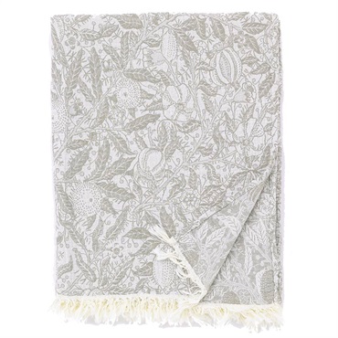 ガーゼコットンスロー フルーツ / オリーブ