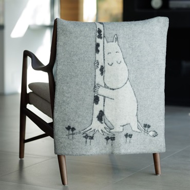 ムーミン ツリー ハグ ウール ミニブランケット 65×90cm