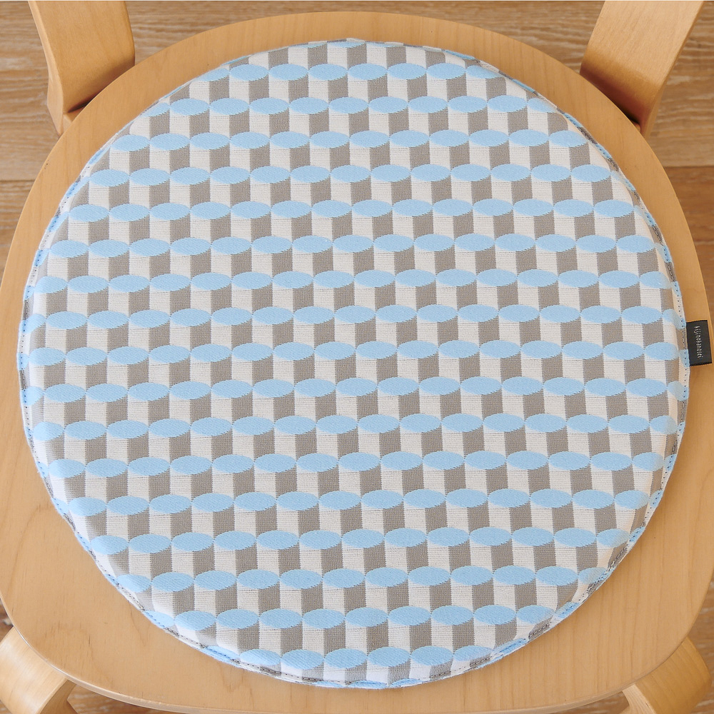 シートクッション デザインチェアクッション ラウンド35cm / kijinokanosei Stool
