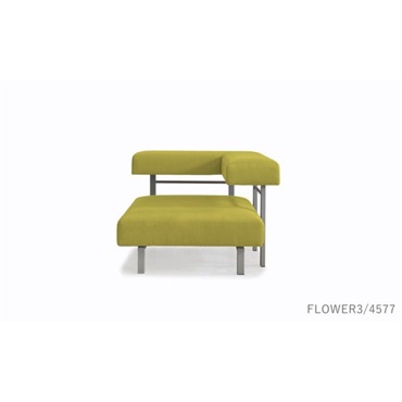 フローティングソファ SO-01 ソファ1人掛 右アーム / 900【背座同寸仕様】(FLOWER3/4577)