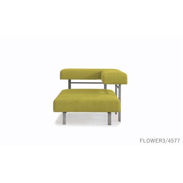 フローティングソファ SO-01 ソファ1人掛 右アーム / 900【背座同寸仕様】(FLOWER3/4577)