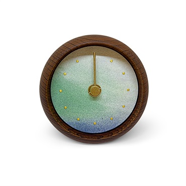 はなもっこ 置時計 / 彩霞×ブラウン(A)