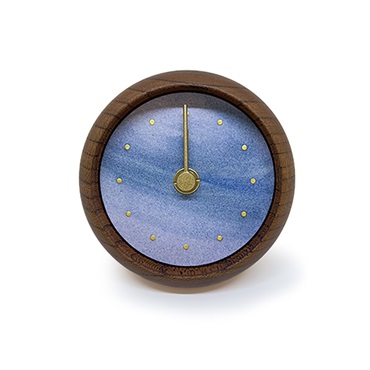 はなもっこ 置時計 / 彩霞×ブラウン(C)