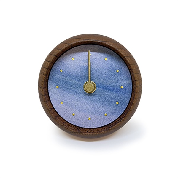 はなもっこ 置時計 / 彩霞×ブラウン(C)